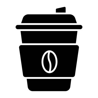 Düzenlenebilir bir kahve ikonu.