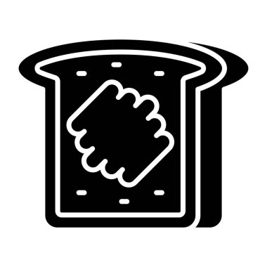 Modern design icon of toast