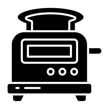 Creative design icon of toaster