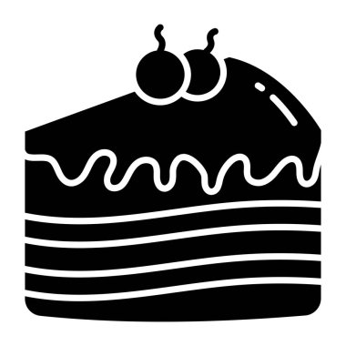 Pasta diliminin mükemmel tasarım simgesi.