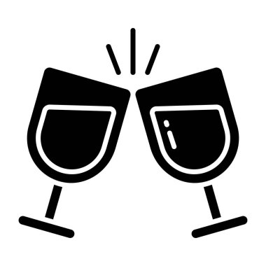 Tezahüratın düzenlenebilir tasarım simgesi