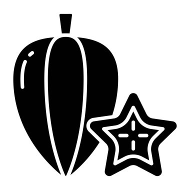 Carambola 'nın güzel bir tasarım simgesi