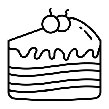 Pasta diliminin mükemmel tasarım simgesi.