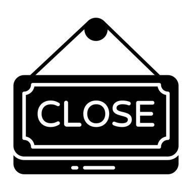 Dükkan kapatma panosunun en iyi indirme simgesi