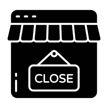 Dükkan kapatma panosunun en iyi indirme simgesi