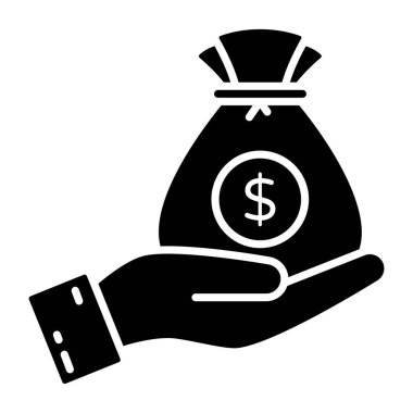 Para çantasının mükemmel tasarım simgesi