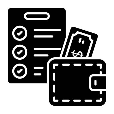 Cüzdanın mükemmel tasarım simgesi