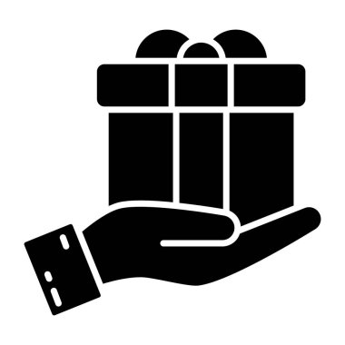 Hediye verme simgesi tasarımı