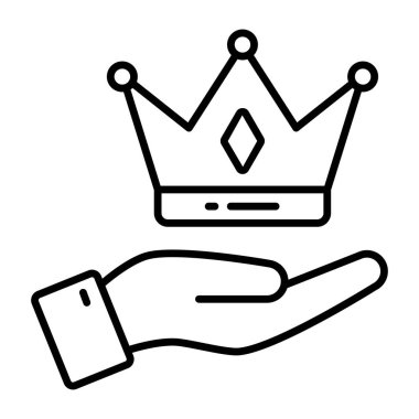 Premium servisinin düzenlenebilir tasarım simgesi