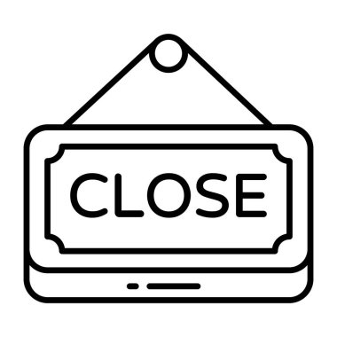 Dükkan kapatma panosunun en iyi indirme simgesi