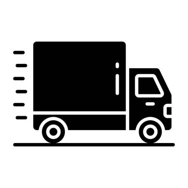 Kargo aracının mükemmel tasarım simgesi