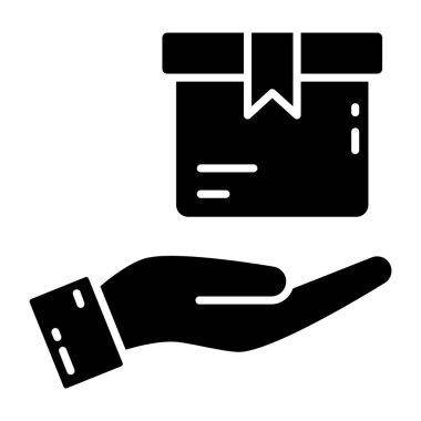 Premium download icon of parcel care