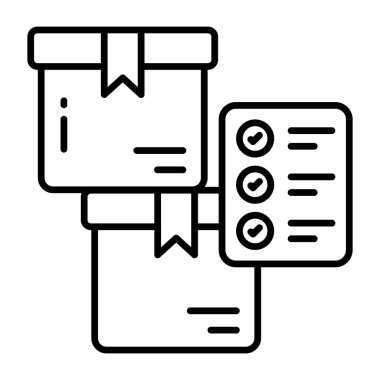 Envanter listesinin mükemmel tasarım simgesi