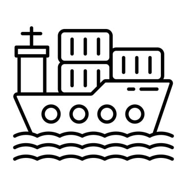 Kargo teknesinin en iyi indirme simgesi