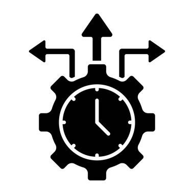 Zaman Ayarlamasının simge tasarımı