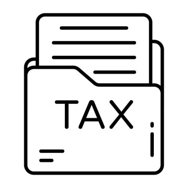 Vergi dizininin eşsiz tasarım simgesi