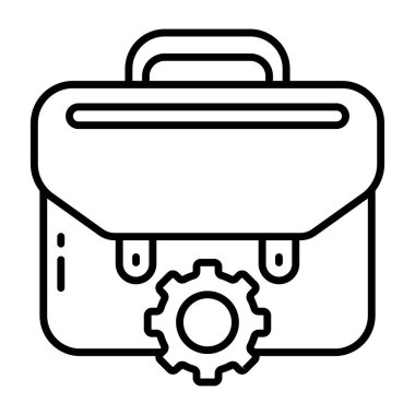 Çalışma deneyiminin modern tasarım simgesi