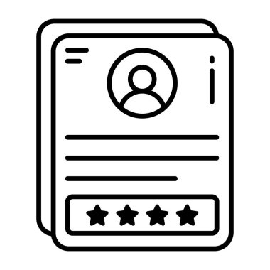 CV 'nin modern tasarım simgesi