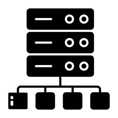 Sunucu ağının bir simge tasarımı