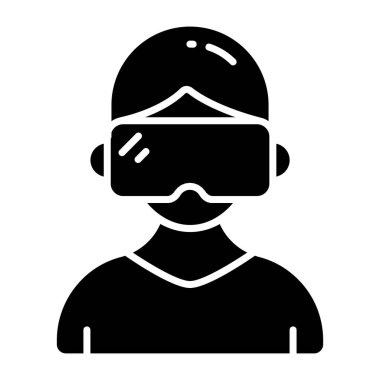 VR kulaklığın mükemmel tasarım simgesi