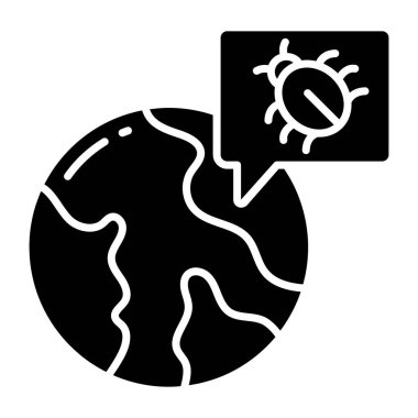 Genel sohbet hatasının düzenlenebilir tasarım simgesi