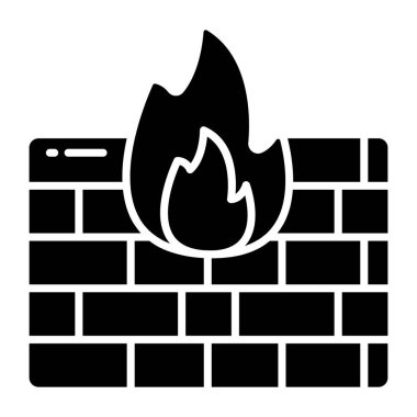 Firewall 'ın düzenlenebilir tasarım simgesi