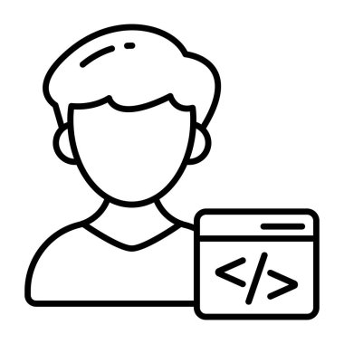 Programcının modern tasarım simgesi