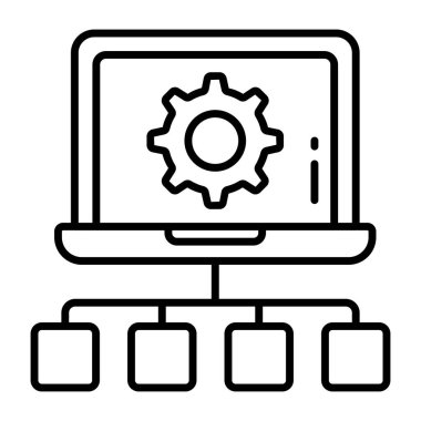 Sistem ayarlarının premimium indirme simgesi