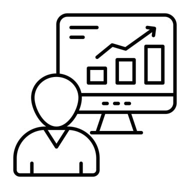 Çevrimiçi veri analizlerinin premimium indirme simgesi
