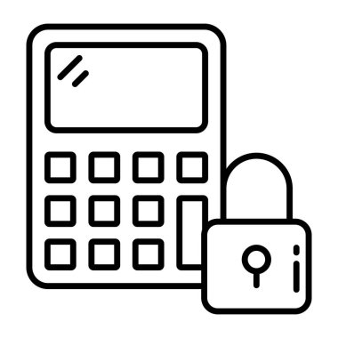 Güvenli hesaplamanın eşsiz tasarım simgesi