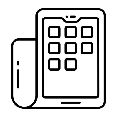 Mobil uygulamaların premimium indirme simgesi