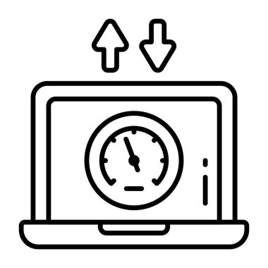 Dizüstü bilgisayar geçmişinin en iyi indirme simgesi