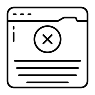 Blok web sitesinin düzenlenebilir tasarım simgesi