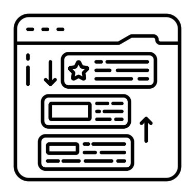 Forum tartışmasının modern tasarım simgesi