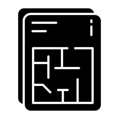 Ev çiziminin premimium indirme simgesi