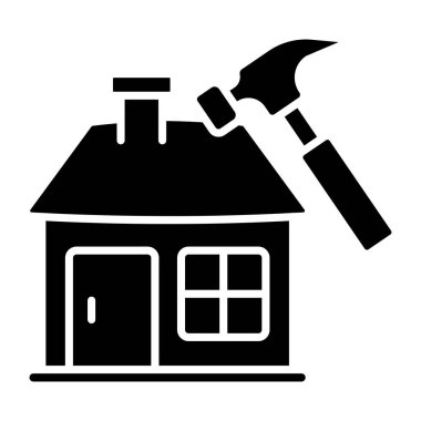 Ev onarımının modern tasarım simgesi