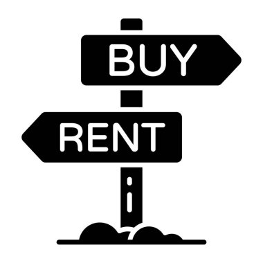 Satın alma ve kiralama panosunun en iyi indirme simgesi