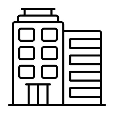 Ticari yapının modern tasarım simgesi