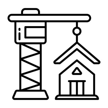 İnşaatın mükemmel tasarım simgesi