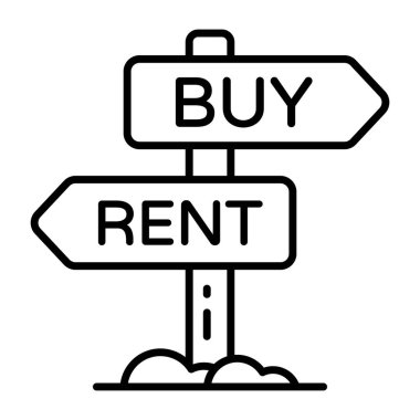 Satın alma ve kiralama panosunun en iyi indirme simgesi