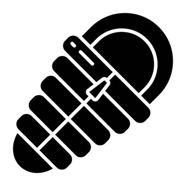 Uyku tulumunun son moda vektör tasarımı