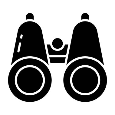 A unique design icon of binoculars