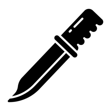 Modern design icon of knife