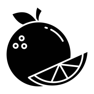 Modern design icon of orange