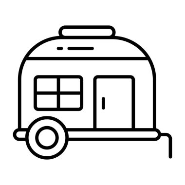 Karavanın modern tasarım simgesi