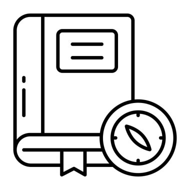 Kılavuzun yaratıcı tasarım simgesi