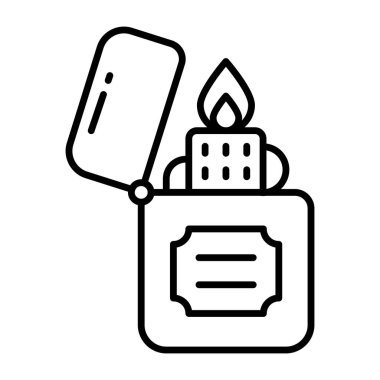 Trendy design icon of lighter