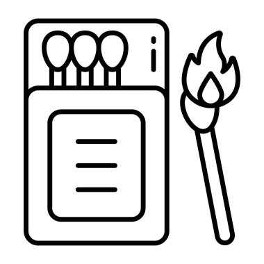 Trendy design icon of matchstick