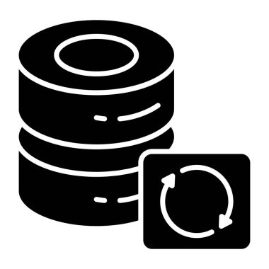 Sunucu güncellemesinin trend vektör tasarımı