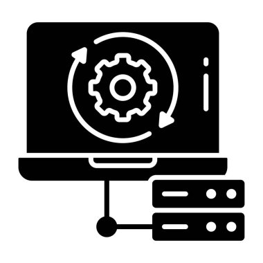 Sistem güncellemesinin trend vektör tasarımı